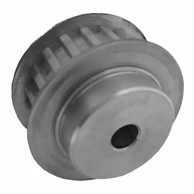 Dayton Timing Pulley: Trapezoidal, Plain, For T5 Timing Belt Section, For 10 mm Belt Wd - T5 Section Timing Belt Pulleys