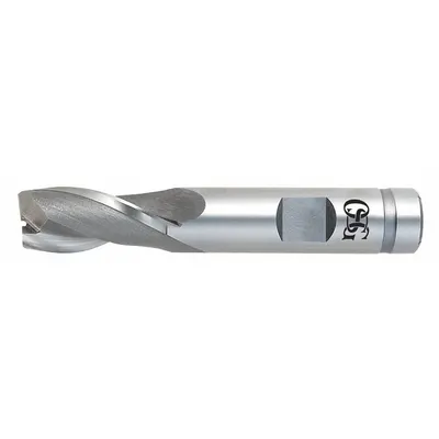 OSG Square End Mill: High Speed Steel, TiCN Coated, 2 Flute, 15/16" Mill Dia - General Purpose High-Speed Steel Square End Mills