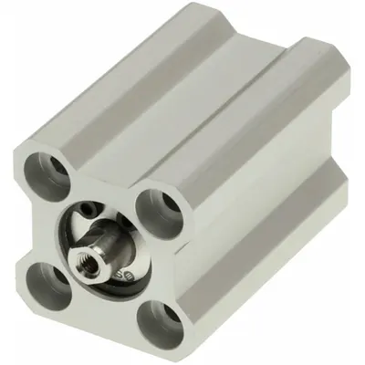 SMC Compact Cylinder: 12 mm Bore Dia, 10 mm Stroke Lg, Non-Magnetic Piston - Single-Acting Compact Air Cylinders