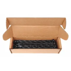 Landscape Edging Spike, 8 in L, Plastic, Black