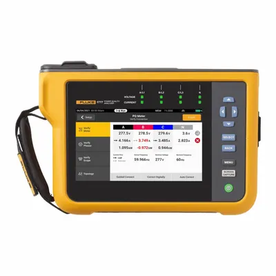 FLUKE POWER QUALITY ANALYZER: For Three Phase, CAT III 600V/CAT IV 1000V - Power Analyzers