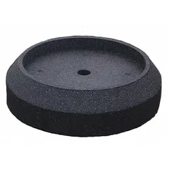 This black sign base weight measures 22 inches long by 22 inches wide by 10 inches high. It includes one 1-3/4 inch diameter square sign base peg with a 6 inch depth. Used to provide a stable, portable foundation for temporary or permanent signage in industrial facilities, warehouses, and outdoor job sites.