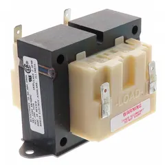 Replacement transformer for HVACR systems. Steps down voltage for controls, switches, and thermostats in commercial or industrial heating, ventilation, air conditioning, and refrigeration equipment.