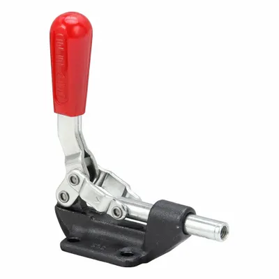 DE-STA-CO Straight Line Clamp: Flange Base Mounting, Std Horizontal Handle, 1.28 in Arm Lg - Standard Straight-Line Toggle Clamps