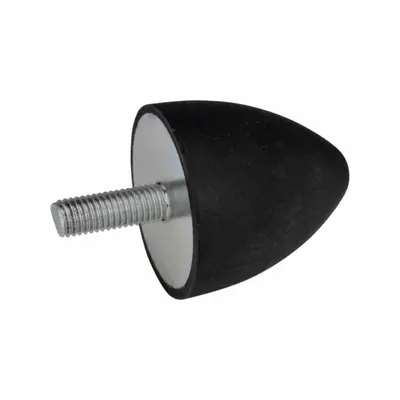 JW WINCO Male x Non-Threaded Vibration-Isolating Mount - Male x Non-Threaded Vibration-Isolating Mounts