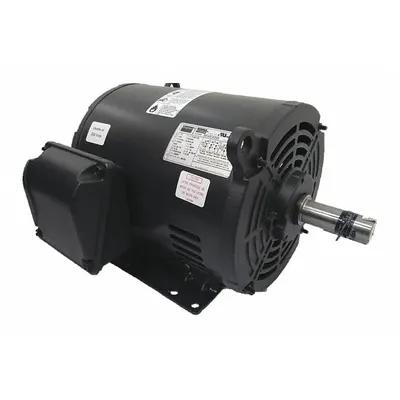 Dayton General Purpose Motor: Rigid Base Mount, Open Drip Proof, 3 hp, 230/460V AC - Rigid Base 3-Phase General Purpose AC Motors