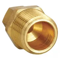 This low-lead brass compression fitting coupling connects 1/8 in OD tubing to 1/8 in pipe threads. The standard sleeve design provides a reliable seal in low-pressure fluid systems. Suitable for water, air, and other non-corrosive media in plant maintenance, instrumentation, and process control applications