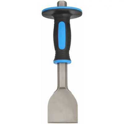 WESTWARD Floor Chisel: 2 1/2 in Blade Wd, 10 1/2 in Overall Lg, Steel, Includes Handguard - Hand-Guarded Floor Chisels