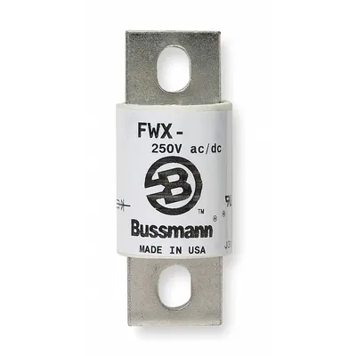 BUSSMANN Semiconductor Fuse: FWX Series, Fast-Acting, 200 A, 250 V AC - Fast-Acting Bolt-On Fuses
