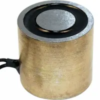MAG-MATE Electromagnetic Lift: Continuous Duty, Round Magnet, 90 lb Max Load Capacity, 24 in Lead Lg (MPN ERA-201)
