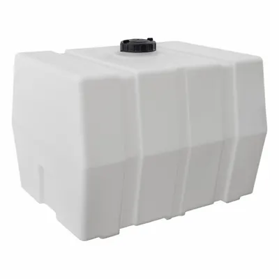 ROMOTECH Reservoir: Single Wall, Vertical, 100 gal, Closed Top, 3/16 in Wall Thick - Square Liquid Storage Tanks