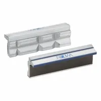 WILTON Magnetic Jaw Cap: Aluminum, For 4 in Vise Jaw Wd, 4 in Jaw Cap Wd, 4 in Jaw Cap Lg (MPN P4)