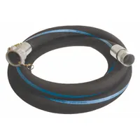 Water Suction and Discharge Hose: 3 in Hose Inside Dia., 150 psi, Black, 3 in x 3 in Fitting Size (MPN RSG300-20CN-G)