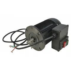 This motor assembly is a replacement component for Dayton wood dust collectors. It is designed to restore suction and filtration performance in woodworking dust collection systems. The part number HV2122900G ensures correct fitment for specified equipment.