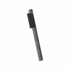Steel downrod, 96 inches long, with silver finish. Includes mounting hardware. Used to extend the drop of a ceiling fan from the mounting bracket to the fan motor, suitable for rooms with high or vaulted ceilings.