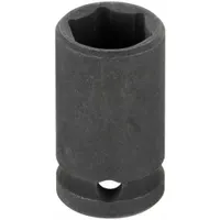 WESTWARD Impact Socket: 1/4 in Drive Size, SAE, 5/16 in Socket Size, 6-Point, Std, No Thin Wall