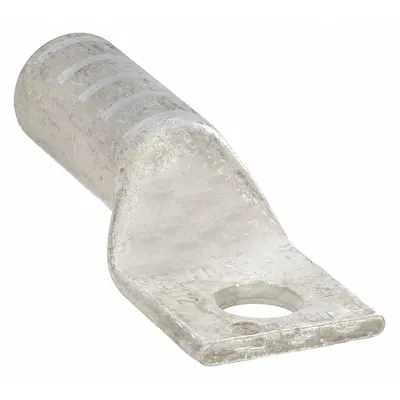 OEM One-Hole Copper Compression Lug, 3/8 in Stud Size, 300 kcmil Wire, Long Barrel - One-Hole Compression Lugs