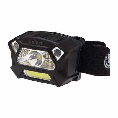 NIGHTSTICK Headlamp: Rechargeable, 410 lm Max. Brightness, 90 m Max Beam, 3 Light Outputs - Rechargeable Headlamps