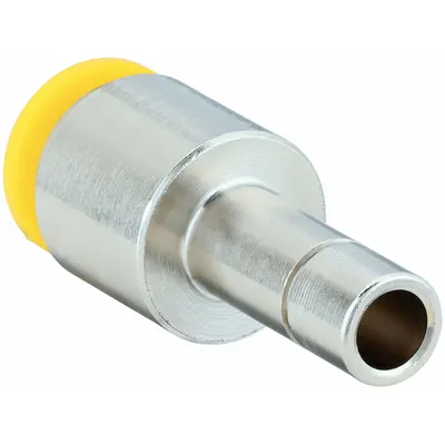 PARKER 62PLPSP-12M-10M Nickel-Plated Brass Push-to-Connect Adapter Fitting - Nickel-Plated Brass Tube Fittings