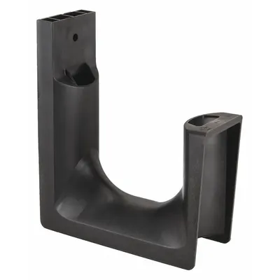 PANDUIT JP4W-X20 Wall Mount J-Hook, Nylon 6/6, Black, 4 in Max Bundle Dia, 10 PK - Wall Mount J-Hooks