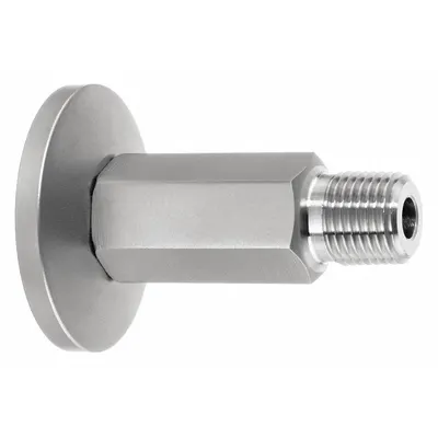 USA INDUSTRIALS Vacuum Fitting Adapter: 1 in OD x 3/4 in x 1 in Pipe, NW x MNPT, 304 Stainless Steel - Vacuum Tube Fittings