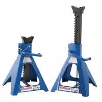 WESTWARD Vehicle Stand: Ratchet Handle, 12 ton Load Capacity, 30 1/4 in Max Extended Ht, Steel, 1 PR