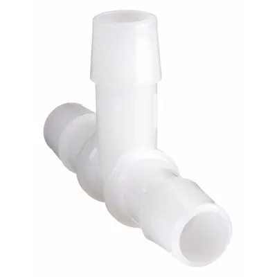 ELDON JAMES Barbed Tee: 5/16 in ID x 5/16 in ID x 5/16 in ID size, Barbed x Barbed x Barbed - Standard Polypropylene Barbed Tube Fittings