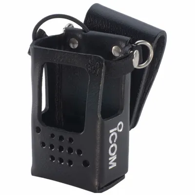 ICOM Case with Swivel Belt Clip: Fits Icom, For F52D/F62D/M85 Series, Black - ICOM-Compatible Carrying Accessories