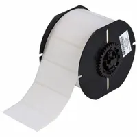 Pre-Cut Label Stock Roll: 1 1/4 in x 2 3/4 in, Acrylic, Permanent Adhesive, 1,000 Labels, Permanent (MPN B33-7-422)
