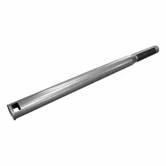 Steel suction tube designed for fuel transfer from 55-gallon drums. Telescopic design extends from 20 to 34 1/2 inches. Compatible with FILL-RITE FR8-PX pump. Used in fleet maintenance, agricultural fueling, and industrial fluid handling.