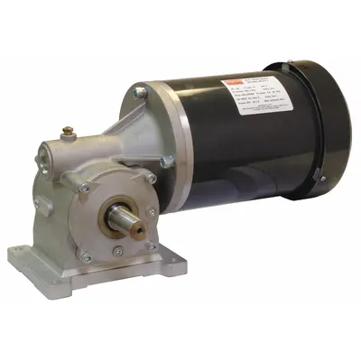 Dayton Gearmotor: Right Angle, Single Output Shaft, 3-Phase, TEFC, 68 RPM - Right Angle AC Gearmotors