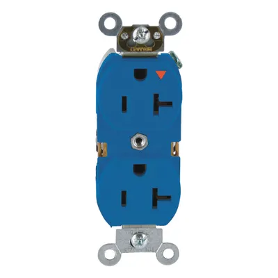 LEVITON 5362-IGB Isolated Ground Duplex Receptacle, 5-20, Brown, 125V AC, 20A - General Purpose Receptacles