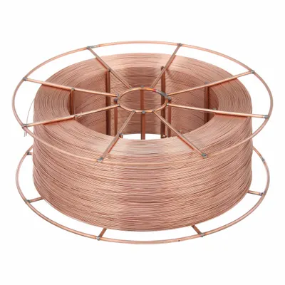 LINCOLN ELECTRIC ER70S-2 MIG Welding Wire, 0.035 in, 33 lb Steel Spool