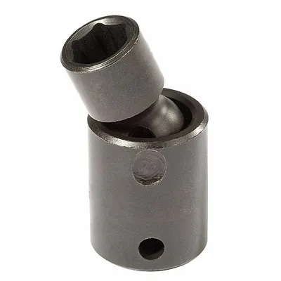 PROTO Flex Impact Socket: 11 mm Socket Size, 6-Point, Std, Black Oxide, Not Tether Capable - 3/8" Drive Metric Flex Impact Sockets