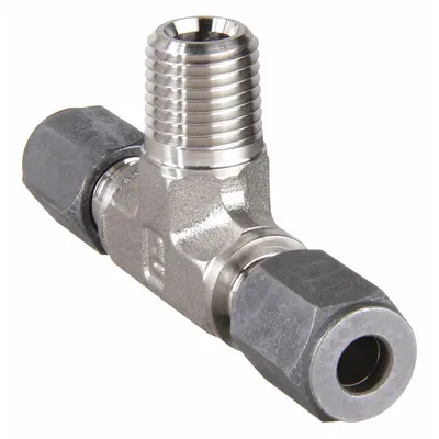 PARKER Ferulok Flareless Bite-Type Stainless Steel Compression Tee - Flareless Bite-Type Stainless Steel Compression Fittings