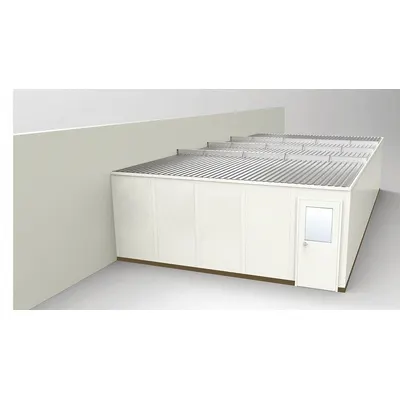 PORTA-FAB Modular In-Plant Office: 40 ft x 20 ft x 8 ft, 3 Walls, Steel-Covered Drywall - 3-Wall Unassembled In-Plant Offices