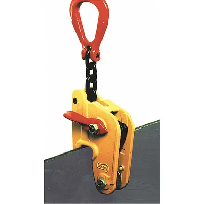 TRACTEL Plate Clamp: Plate Clamp, 6,614 lb Working Load Limit, Vertical & Horizontal - Plate-Lifting Clamps