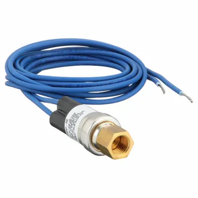 JOHNSON CONTROLS Single Pressure Control: Fan Cycling, Auto Reset, 300 psi to 400 psi, Open on Fall - Single-Pressure Encapsulated Control Switches
