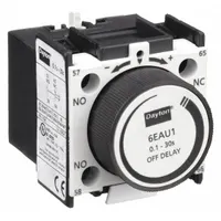 DAYTON IEC Timer Module: Off Delay, 0.1 sec – 30 sec, 1NO/1NC
