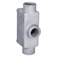 Conduit Outlet Body: Iron, Triple Coat Epoxy Coating, 1/2 in Trade Size, TB Body, Threaded (MPN ERTB50)