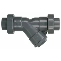 HAYWARD Y Strainer: 2 1/2 in, NPT, Perforated, 0.0313 in Screen Size, PVC, FPM, 9 5/8 in Ht (MPN YS10250TU)