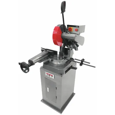 JET Cut-Off Machine: 12 in Blade Dia., 4,200 RPM Max. Blade Speed, 240V AC - Cabinet Style Cut-Off Machines