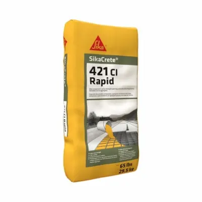 SIKA Sikacrete 421CI Rapid High-Performance Concrete Mix, 65 lb Bag