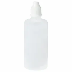 LDPE Dropper Bottle, 60 mL (2.03 fl oz), No Label, Closure Included, Dropper, Round