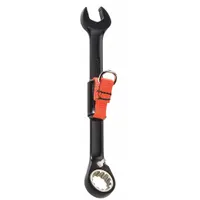 PROTO Combination Wrench: Alloy Steel, Black Chrome, 1/2 in Head Size, 7 in Overall Lg, Offset, Hex (MPN JSCV16-TT)