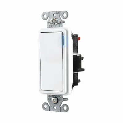 HUBBELL DS320STILW Rocker Wall Switch - Rocker Wall Switches