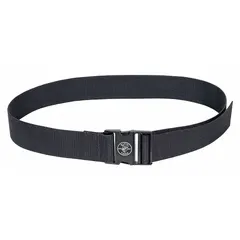 Nylon padded tool belt with a 54-inch waist size, designed for attaching pouches and tools. Suitable for construction and industrial job sites where a modular belt system is required. Black finish.