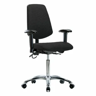 OEM APPROVED VENDOR Fabric ESD Task Chair with Arms - Fabric ESD Chairs