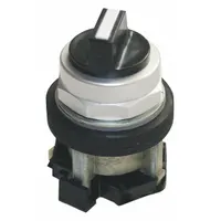 EATON Selector Switch: 30 mm Panel Mounting Size, 2 Positions, Short Lever, 2NO, Metallic (MPN HT8JNH3AAA5)