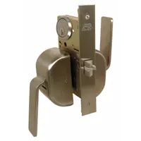 LIFE SAVER Door Lockset: Office Paddle Locksets, Stainless Steel, ADA Compliant (MPN 5PDG/32D)